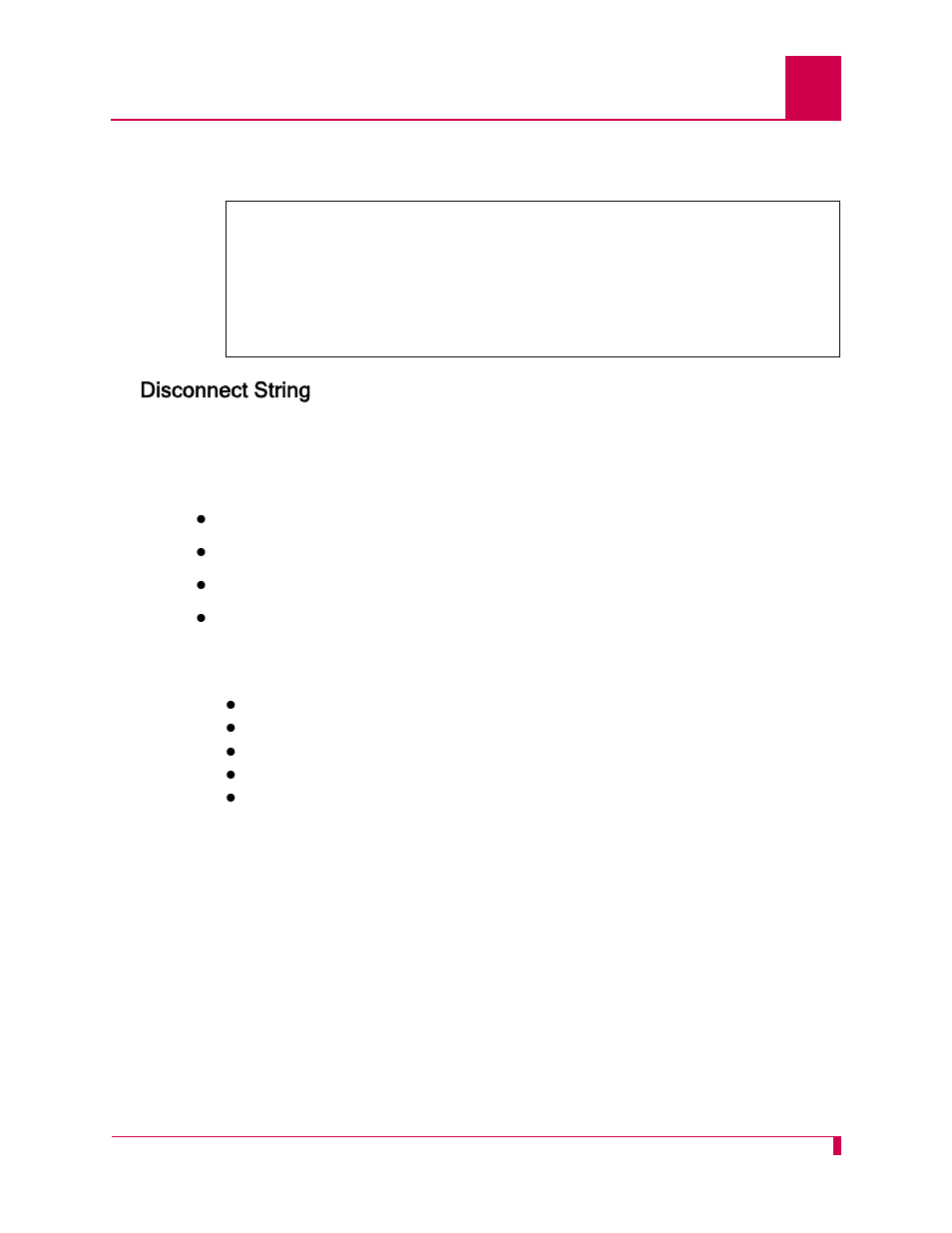 Disconnect string, Disconnect string -15 | Kentrox AI232 User Manual | Page 95 / 322