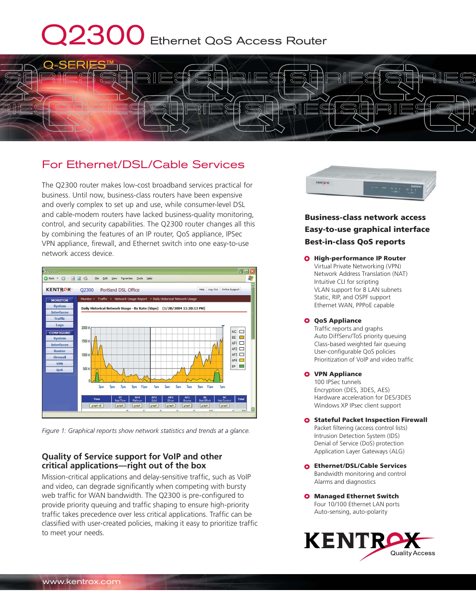 Kentrox Q2300 User Manual | 4 pages
