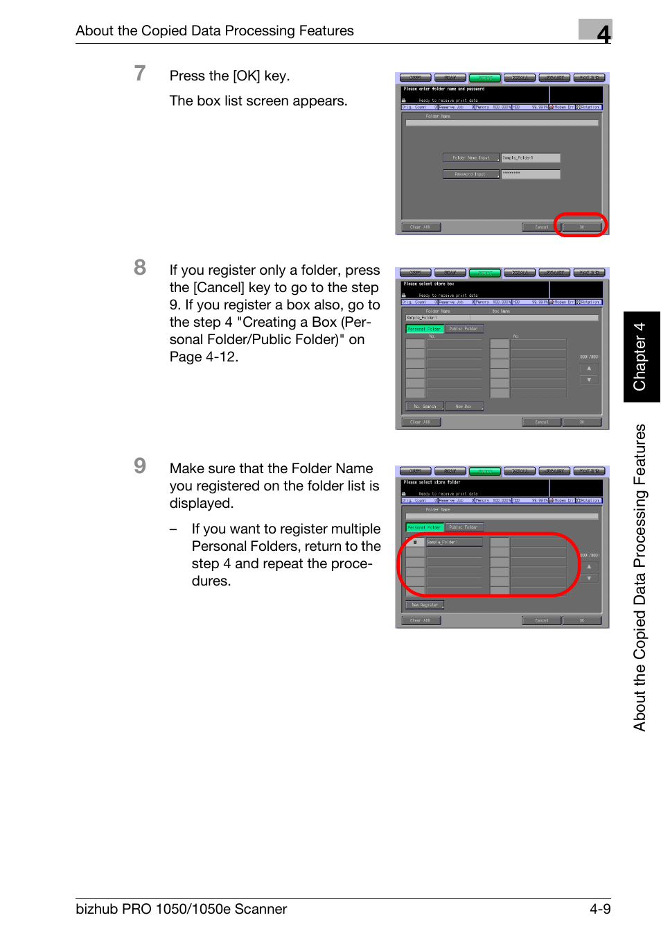 Konica Minolta BIZHUB PRO 1050E User Manual | Page 44 / 190