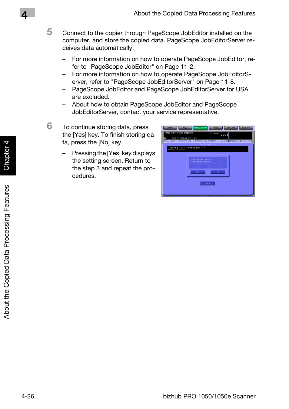 Konica Minolta BIZHUB PRO 1050E User Manual | Page 61 / 190