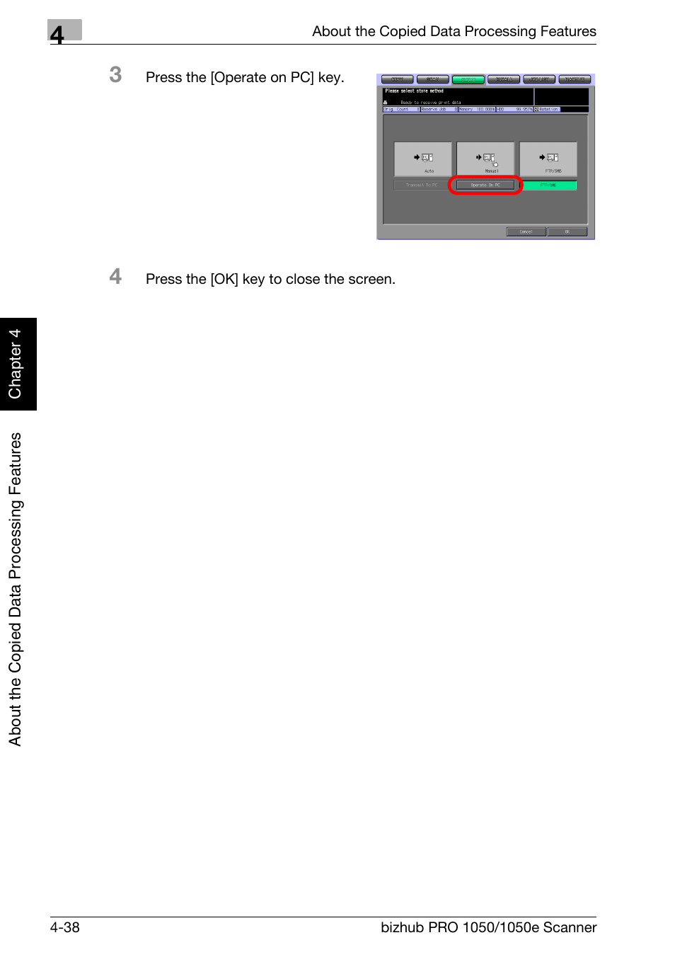 Konica Minolta BIZHUB PRO 1050E User Manual | Page 73 / 190