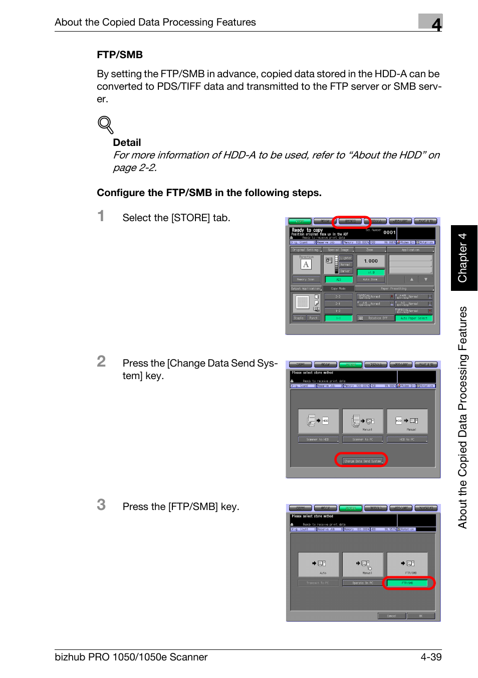 Konica Minolta BIZHUB PRO 1050E User Manual | Page 74 / 190