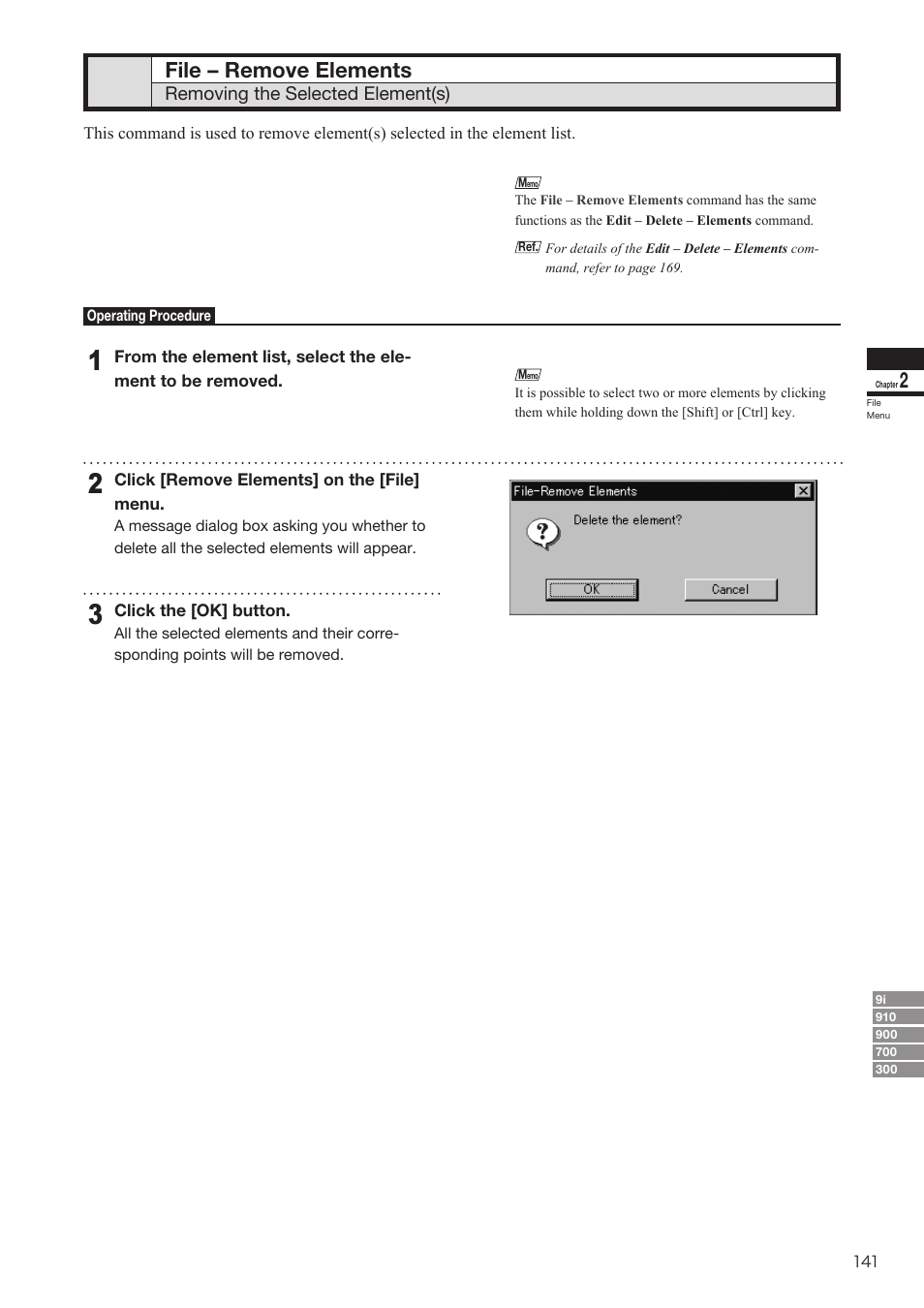 File – remove elements | Konica Minolta Polygon Editing Tool User Manual | Page 143 / 270