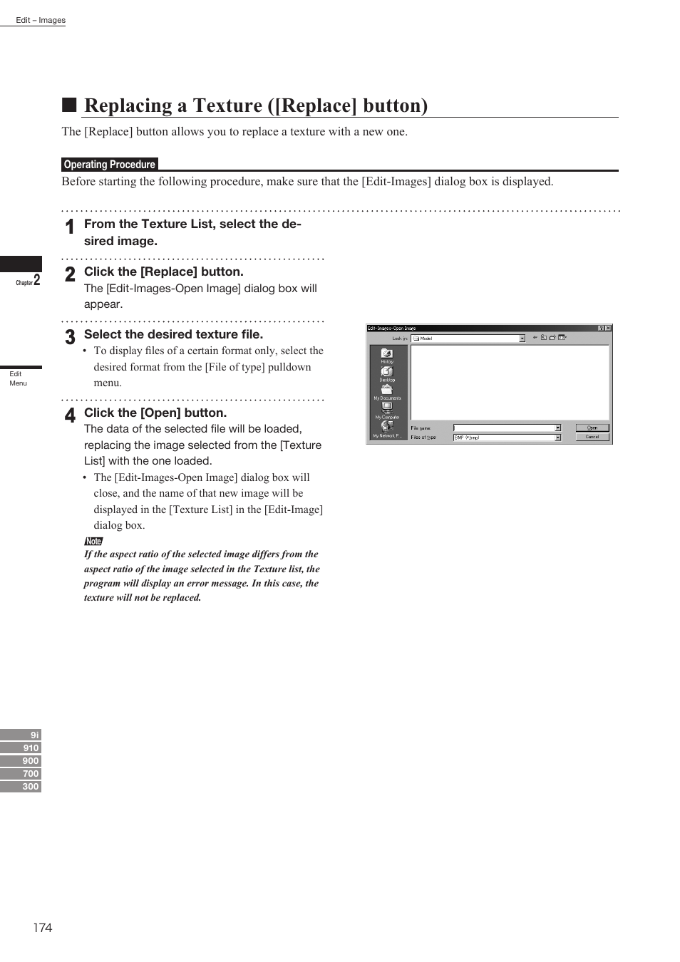 Nreplacing a texture ([replace] button) | Konica Minolta Polygon Editing Tool User Manual | Page 176 / 270
