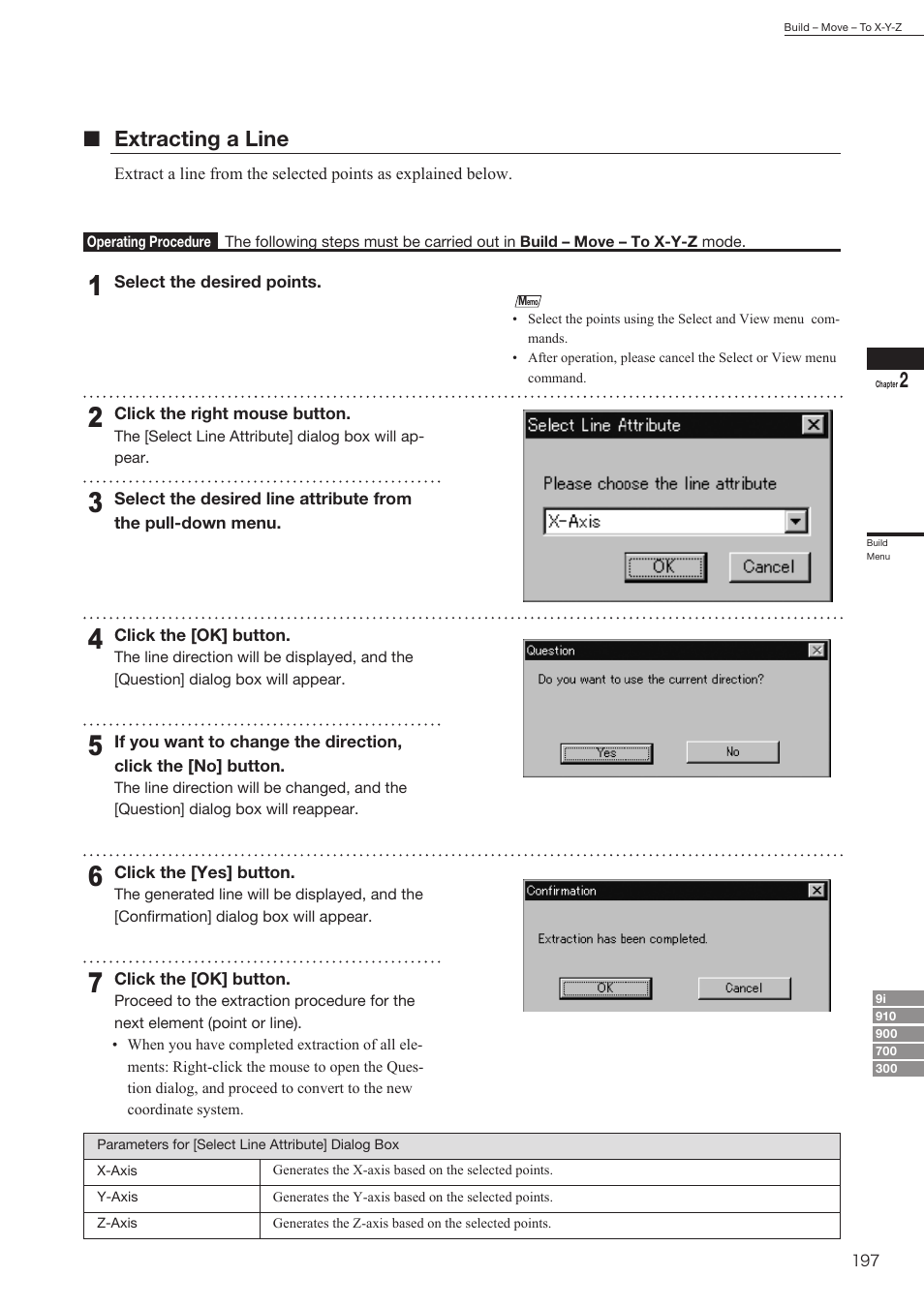 Nextracting a line | Konica Minolta Polygon Editing Tool User Manual | Page 199 / 270