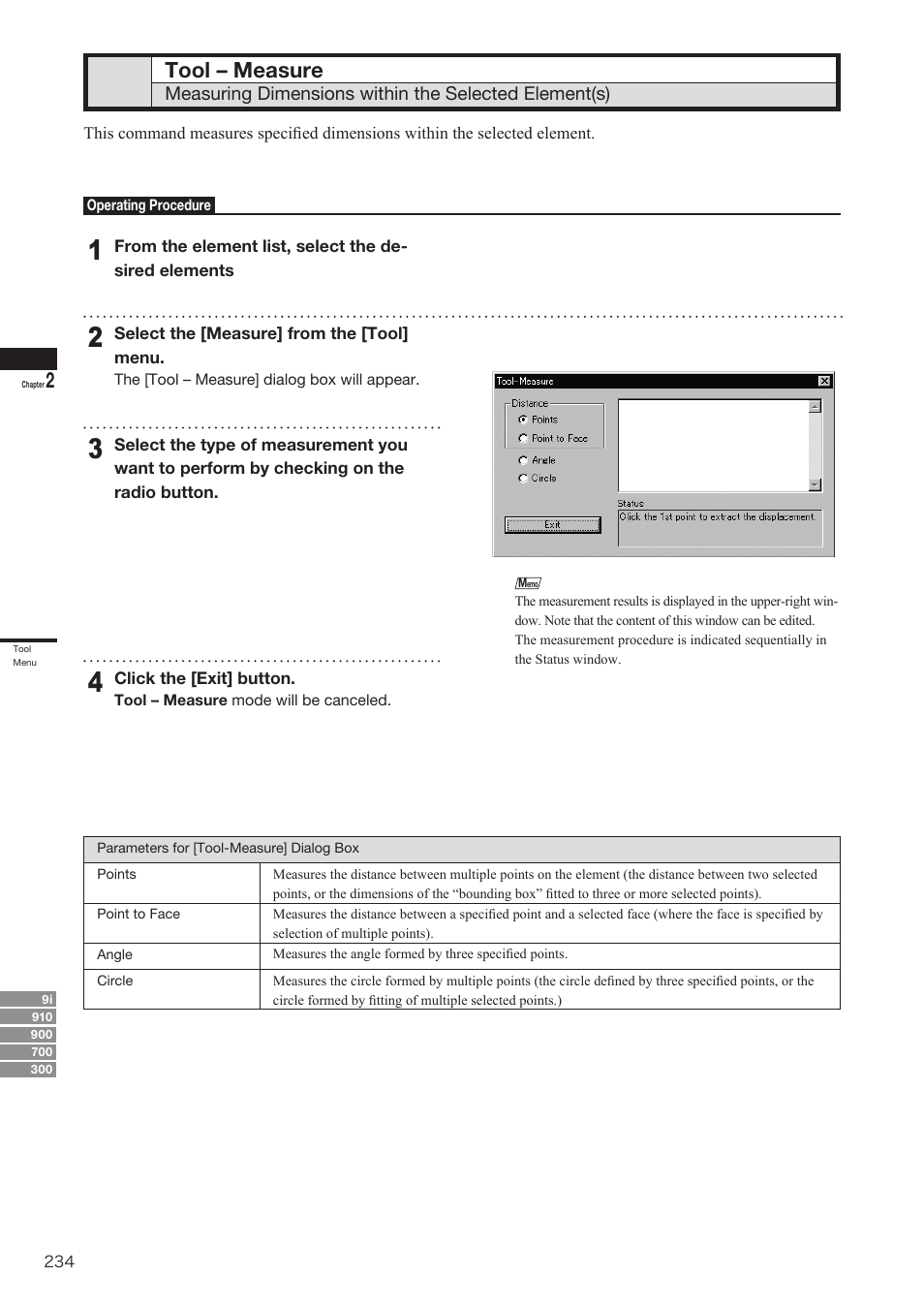 Tool – measure | Konica Minolta Polygon Editing Tool User Manual | Page 236 / 270