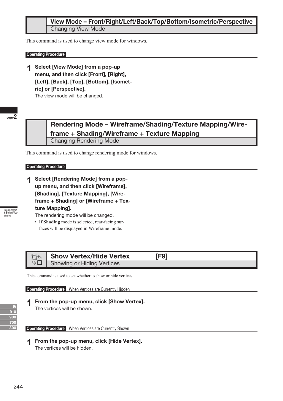 Show vertex/hide vertex, Show vertex/hide vertex [f9 | Konica Minolta Polygon Editing Tool User Manual | Page 246 / 270