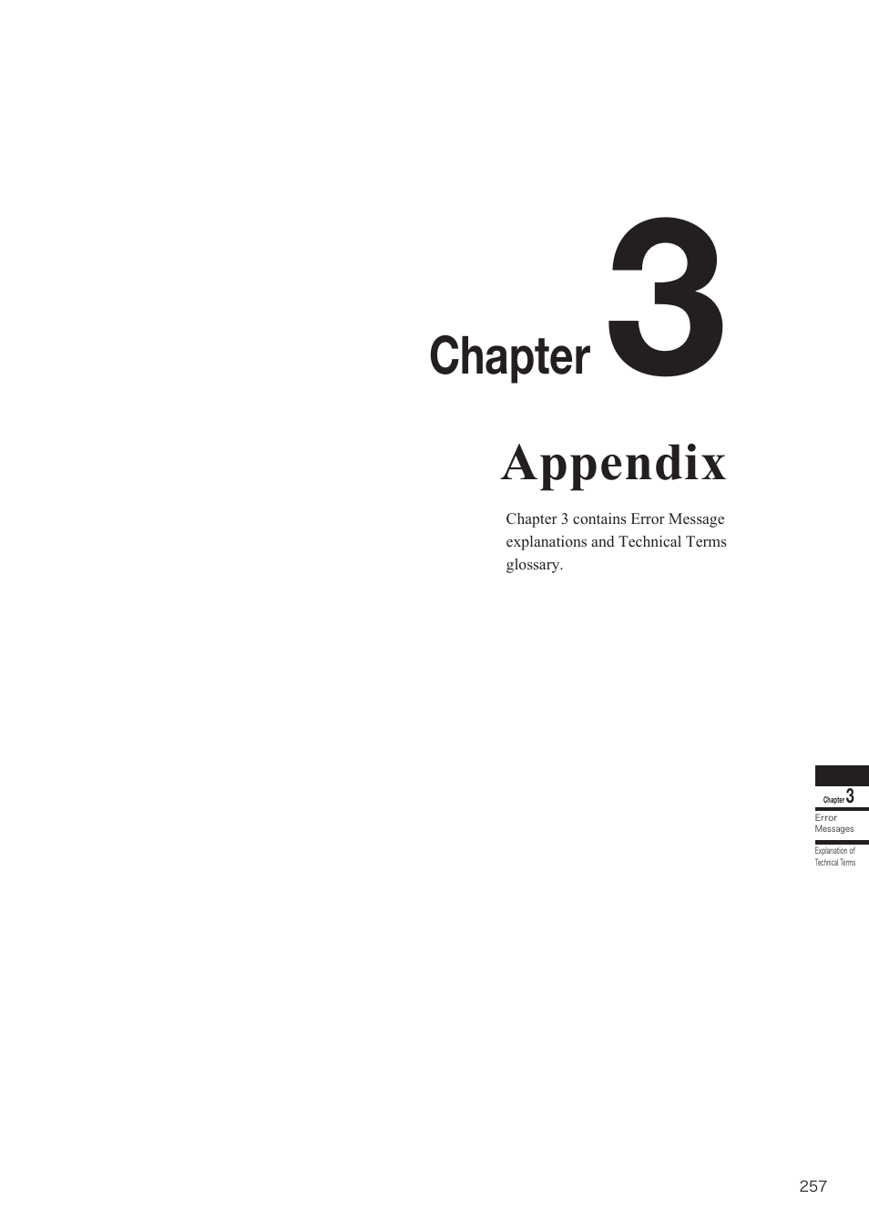 Chapter 3 appendix, Chapter, Appendix | Konica Minolta Polygon Editing Tool User Manual | Page 259 / 270