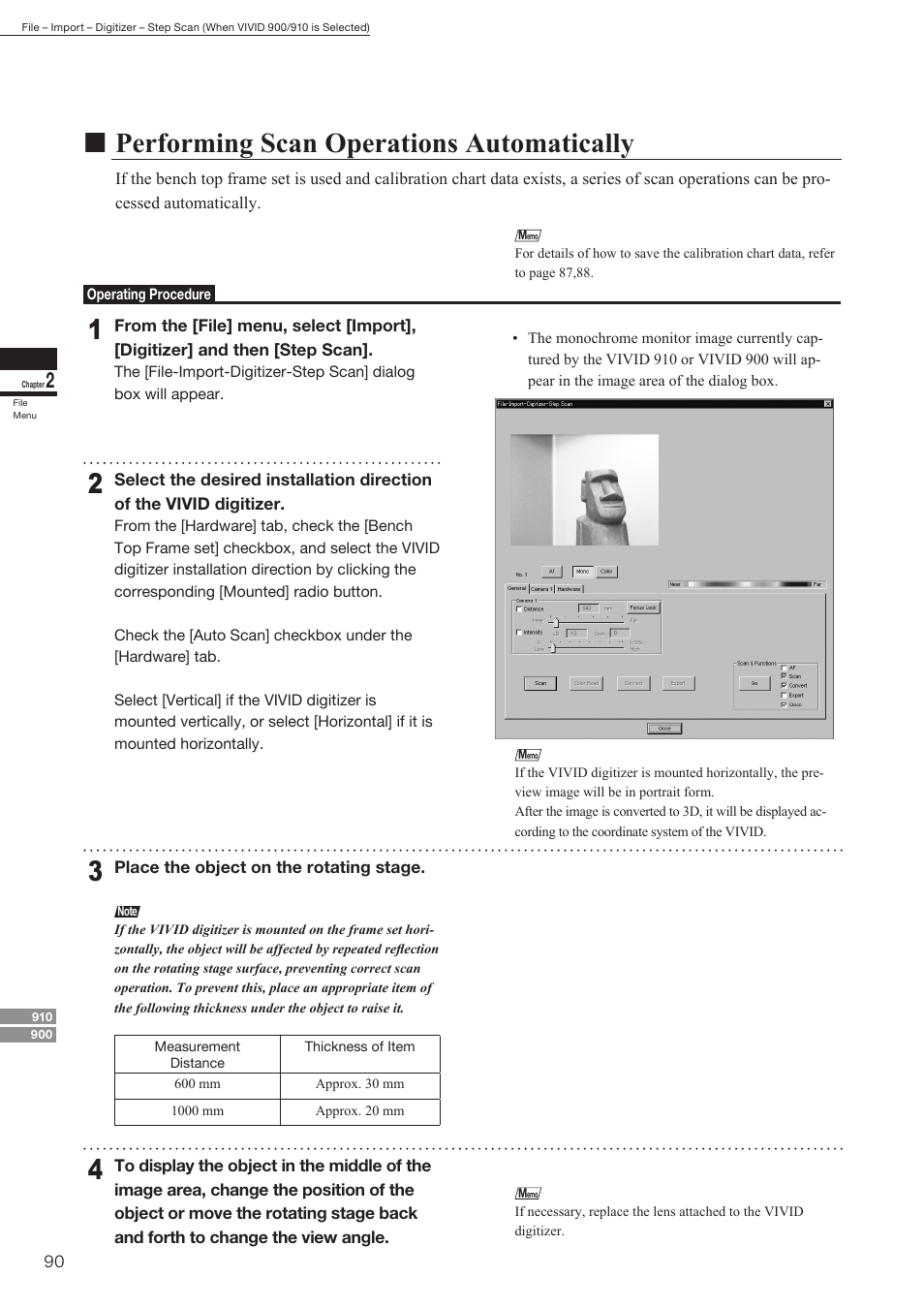 Nperforming scan operations automatically | Konica Minolta Polygon Editing Tool User Manual | Page 92 / 270