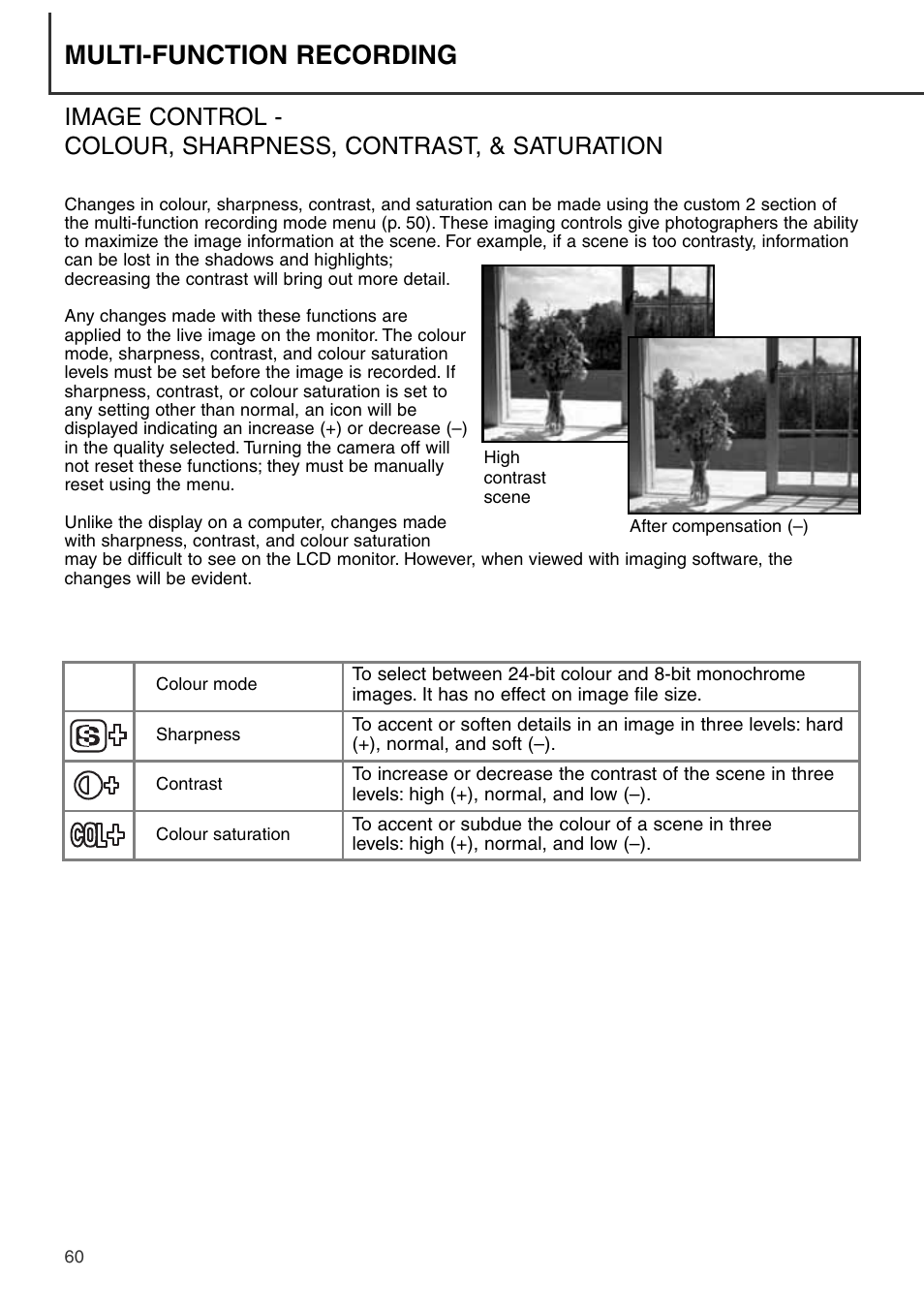 Multi-function recording | Konica Minolta DiMAGE S404 User Manual | Page 60 / 116