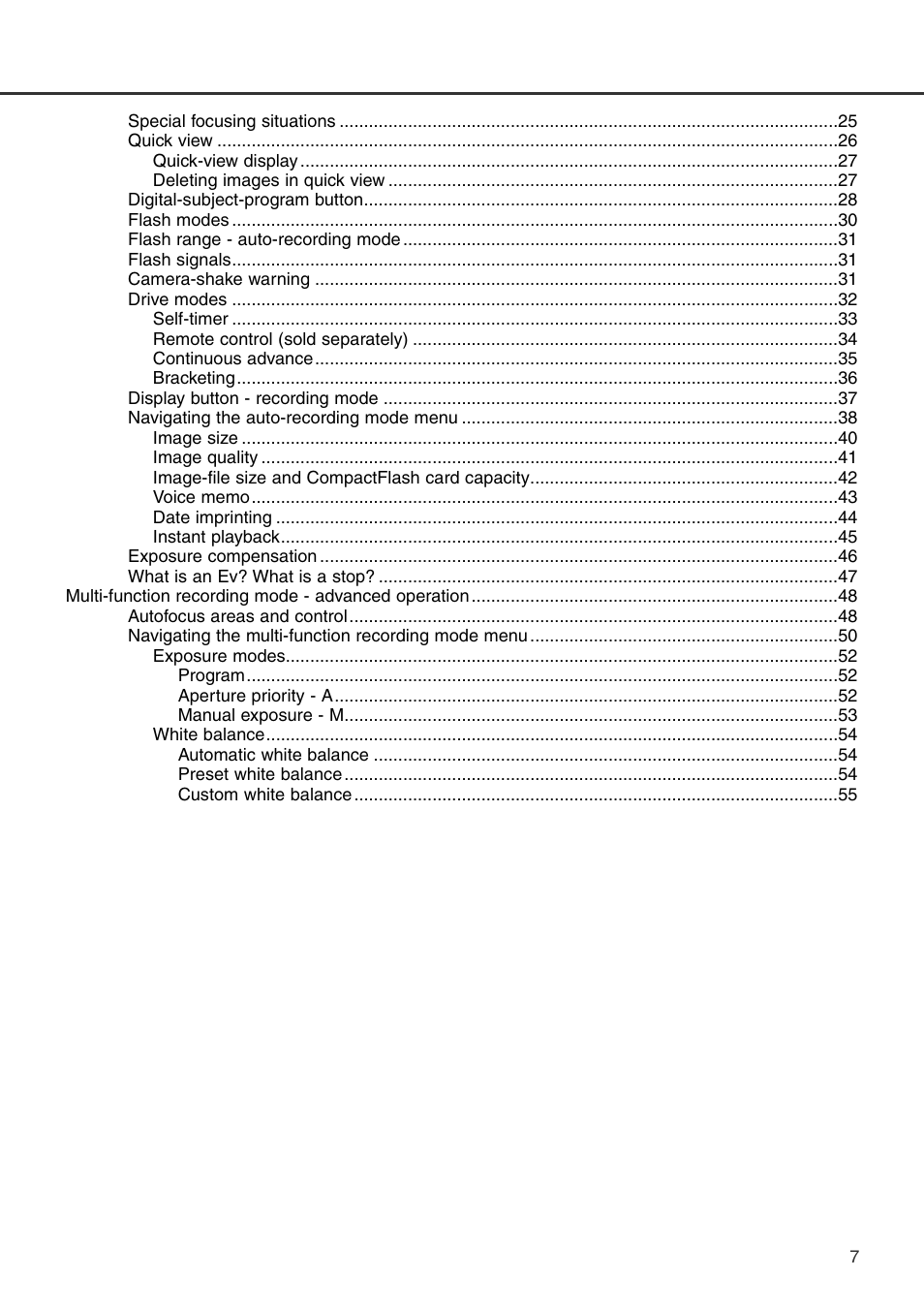 Konica Minolta DiMAGE S404 User Manual | Page 7 / 116