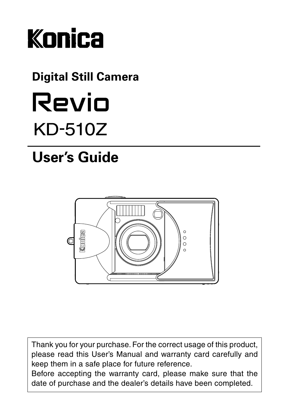 Konica Minolta KD-510Z User Manual | 131 pages