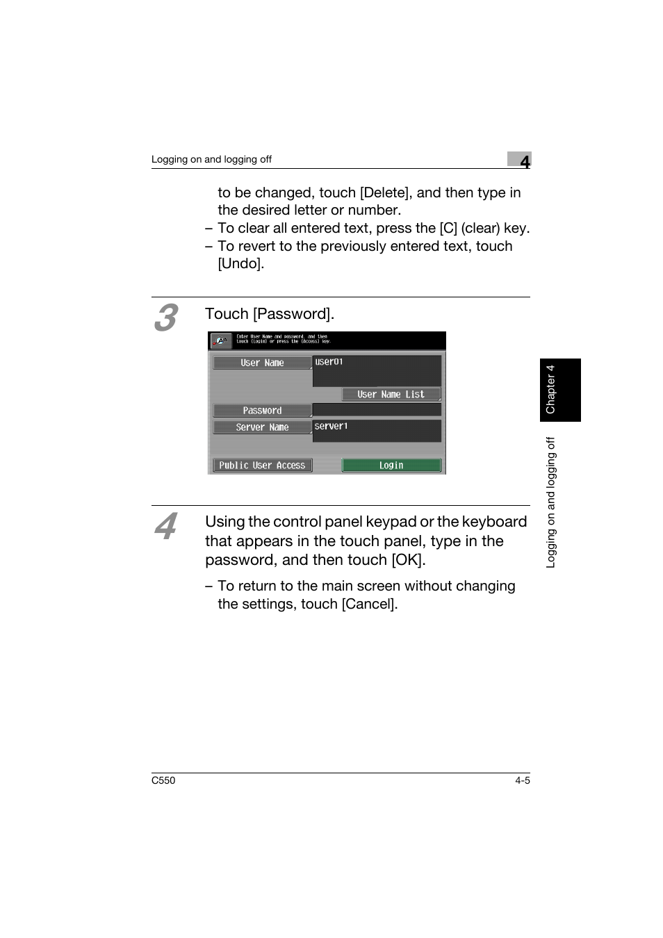 Konica Minolta C550 User Manual | Page 156 / 164