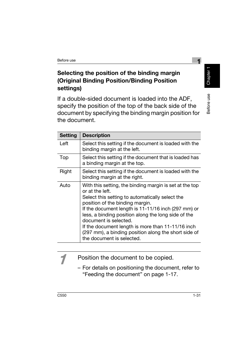 Konica Minolta C550 User Manual | Page 40 / 164