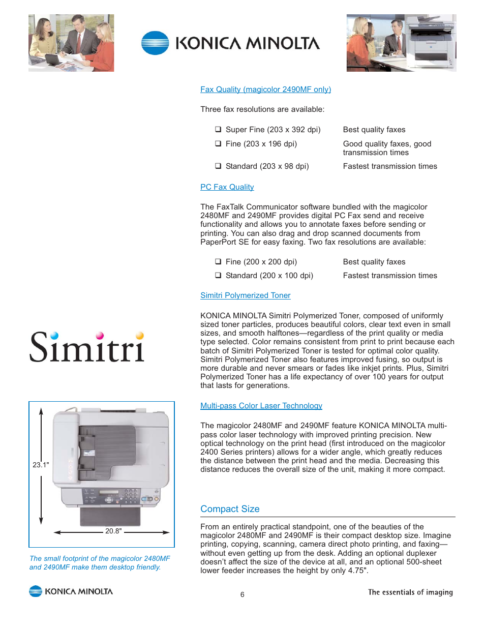 Konica Minolta Magicolor 2480 MF User Manual | Page 10 / 46