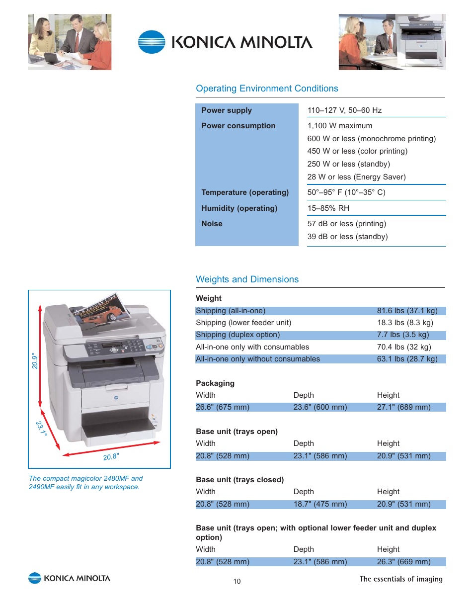 Konica Minolta Magicolor 2480 MF User Manual | Page 14 / 46