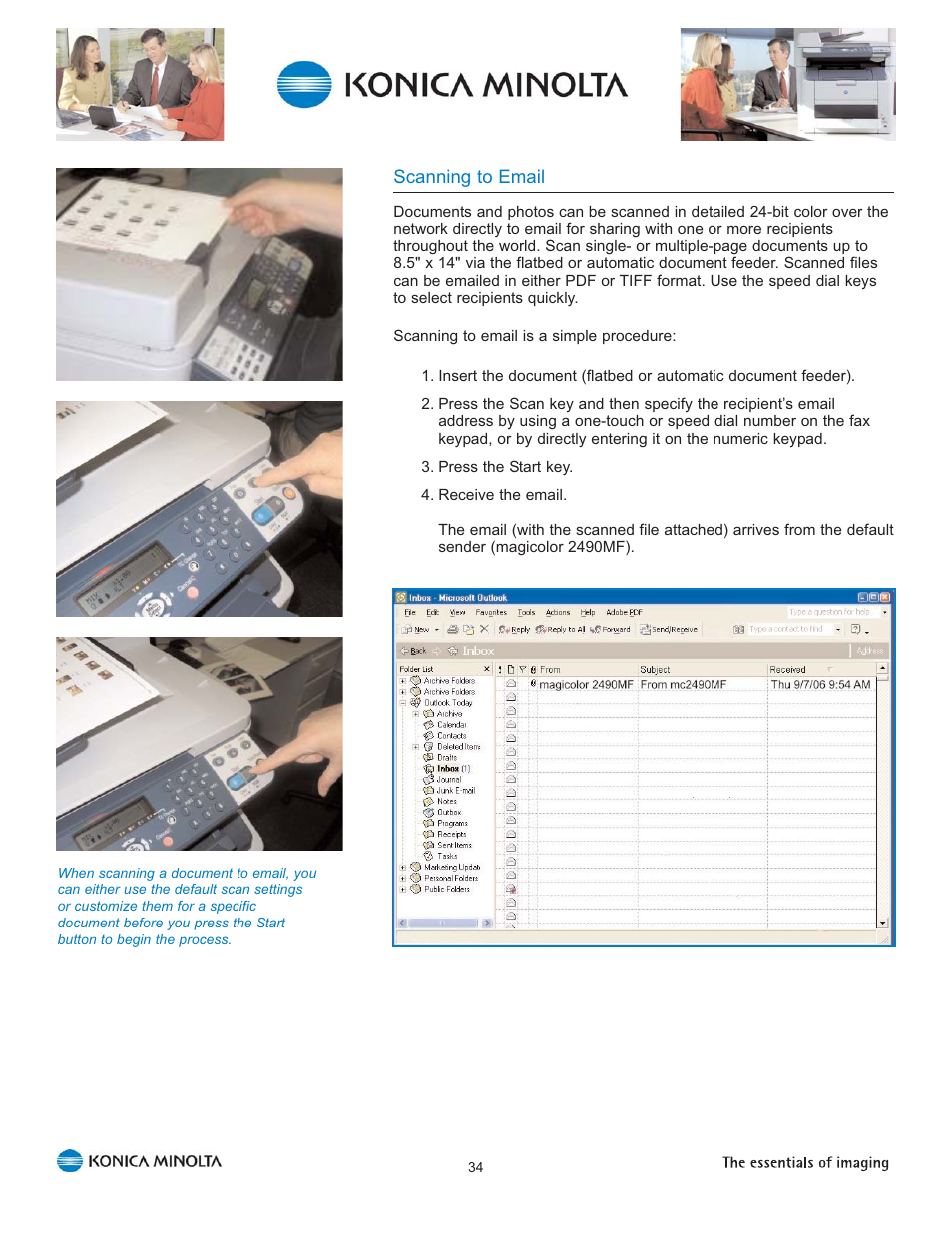 Konica Minolta Magicolor 2480 MF User Manual | Page 38 / 46