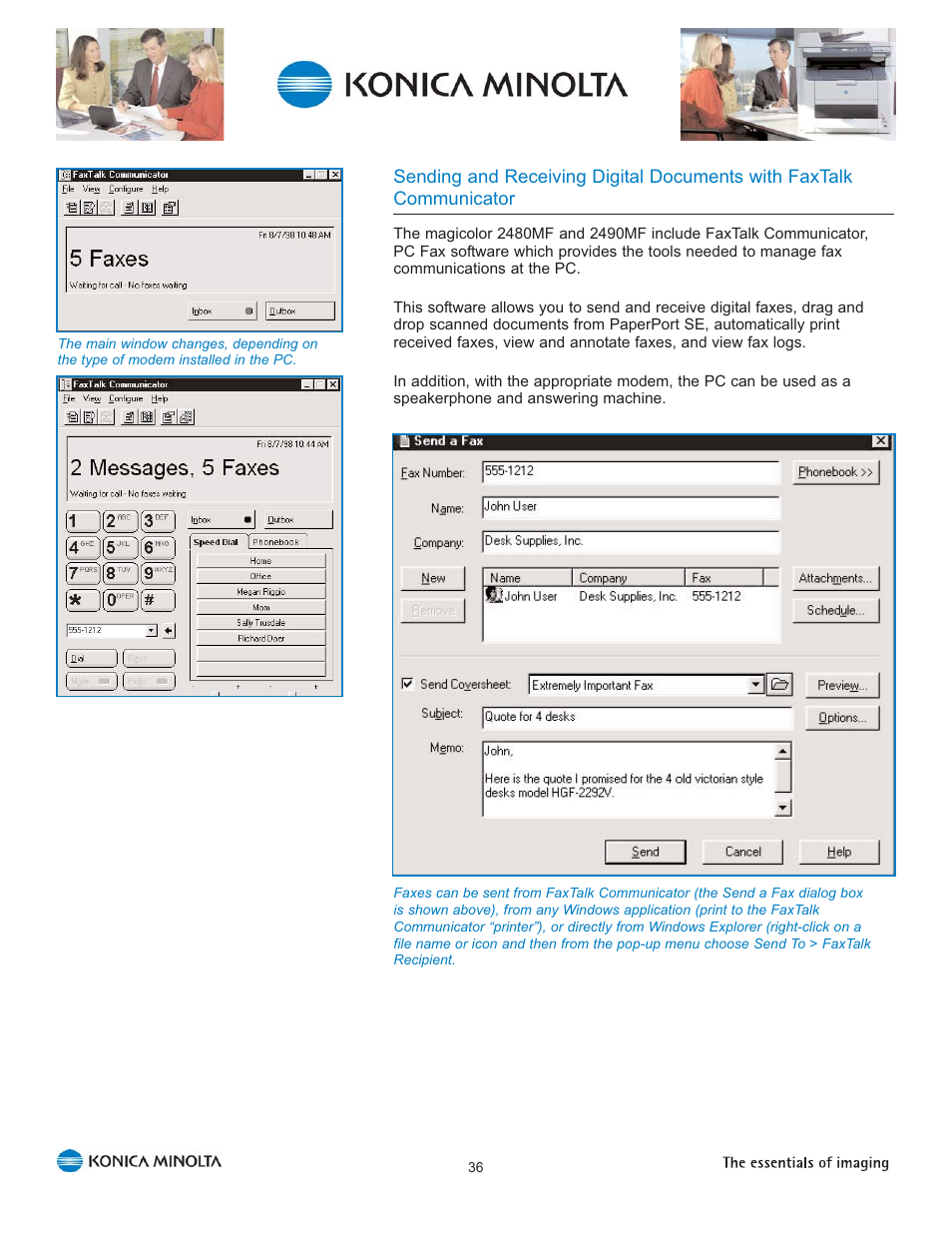 Konica Minolta Magicolor 2480 MF User Manual | Page 40 / 46