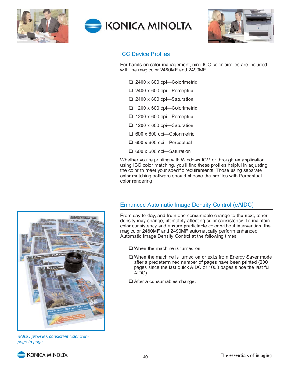 Konica Minolta Magicolor 2480 MF User Manual | Page 44 / 46
