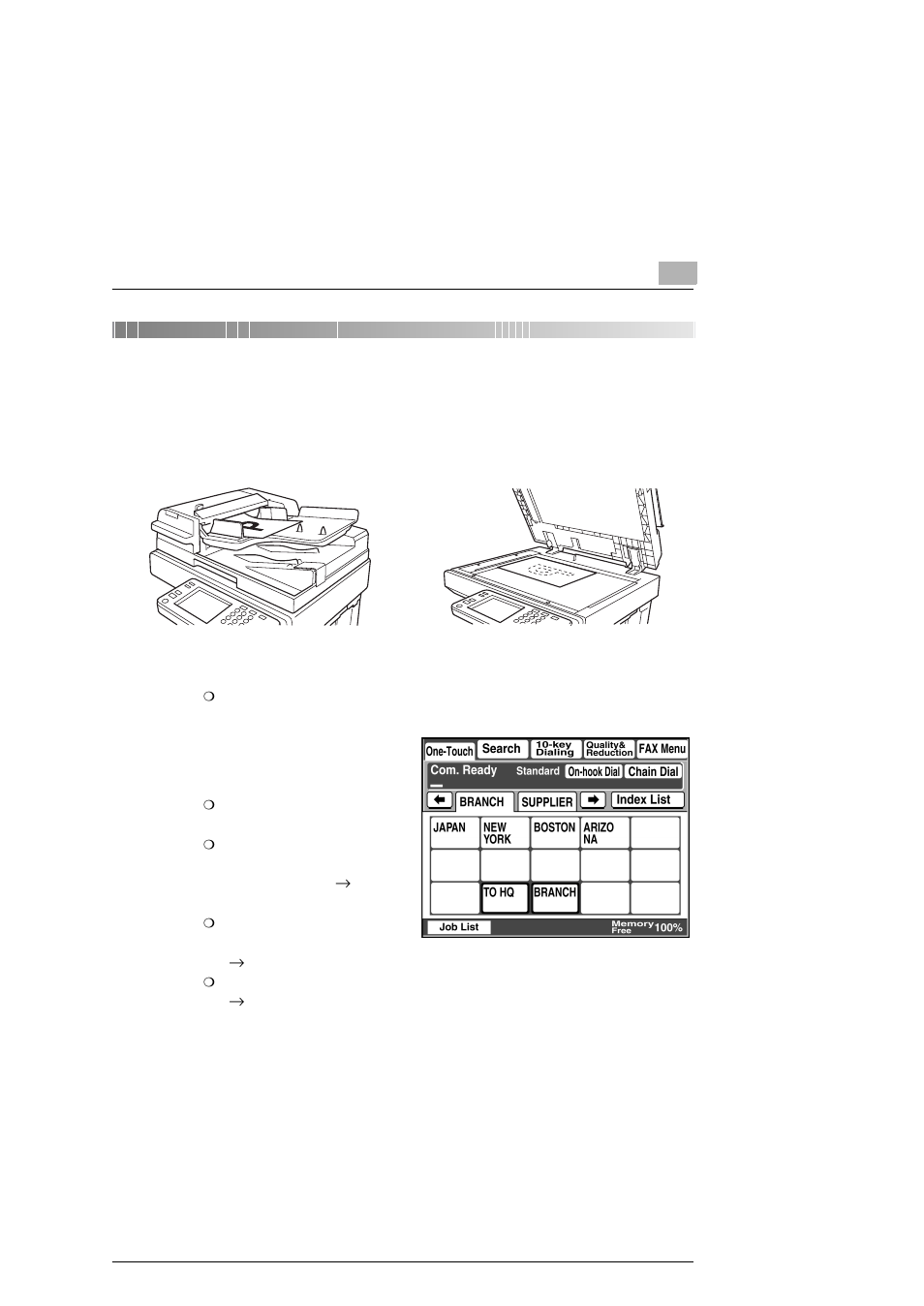 7 performing a scan to e-mail operation, 1 basic transmission, Performing a scan to e-mail operation | Basic transmission -1, 7performing a scan to e-mail operation | Konica Minolta SU2 User Manual | Page 55 / 112