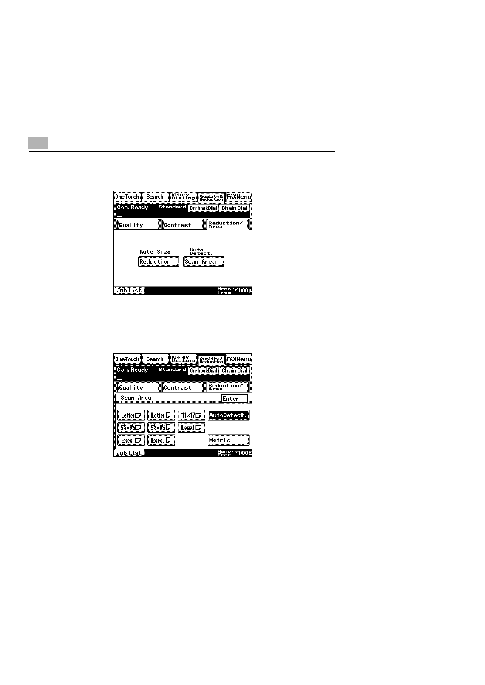 Reduction/area tab, Reduction/area tab -8 | Konica Minolta SU2 User Manual | Page 84 / 112