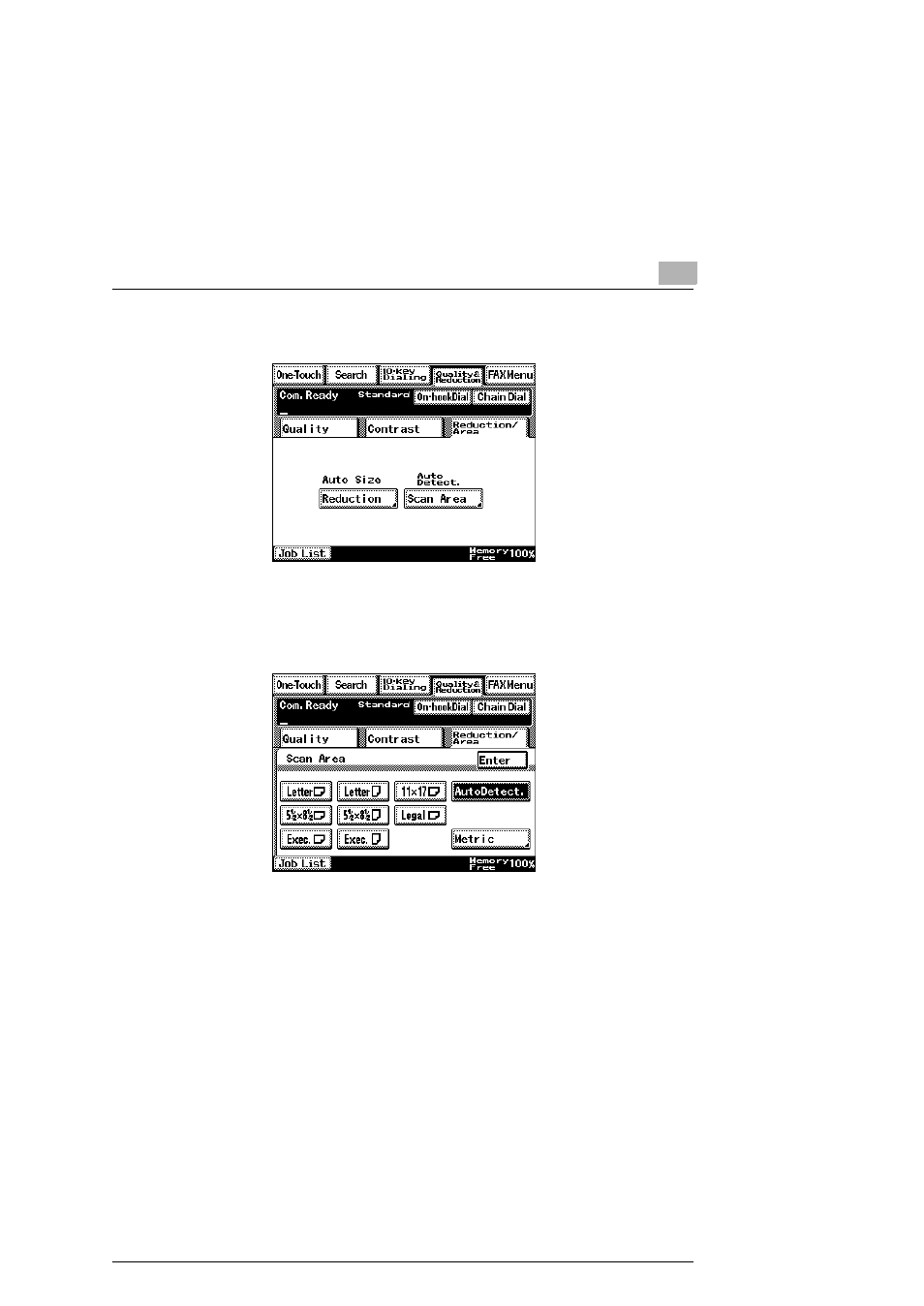 Reduction/area tab, Reduction/area tab -9 | Konica Minolta SU2 User Manual | Page 95 / 112