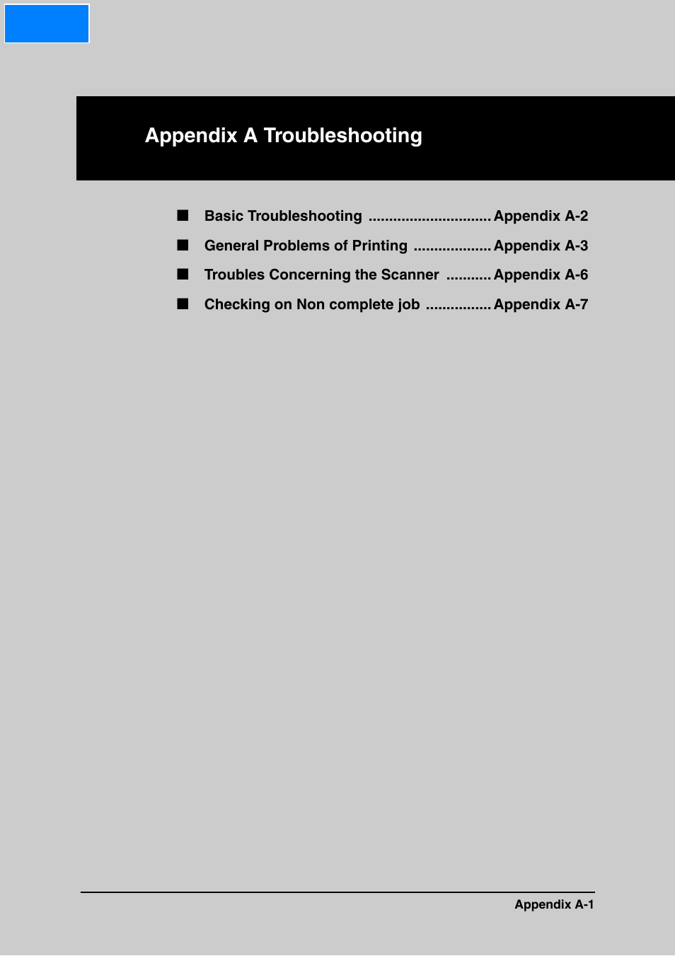 Appendix a troubleshooting | Konica Minolta IP-511 User Manual | Page 107 / 122