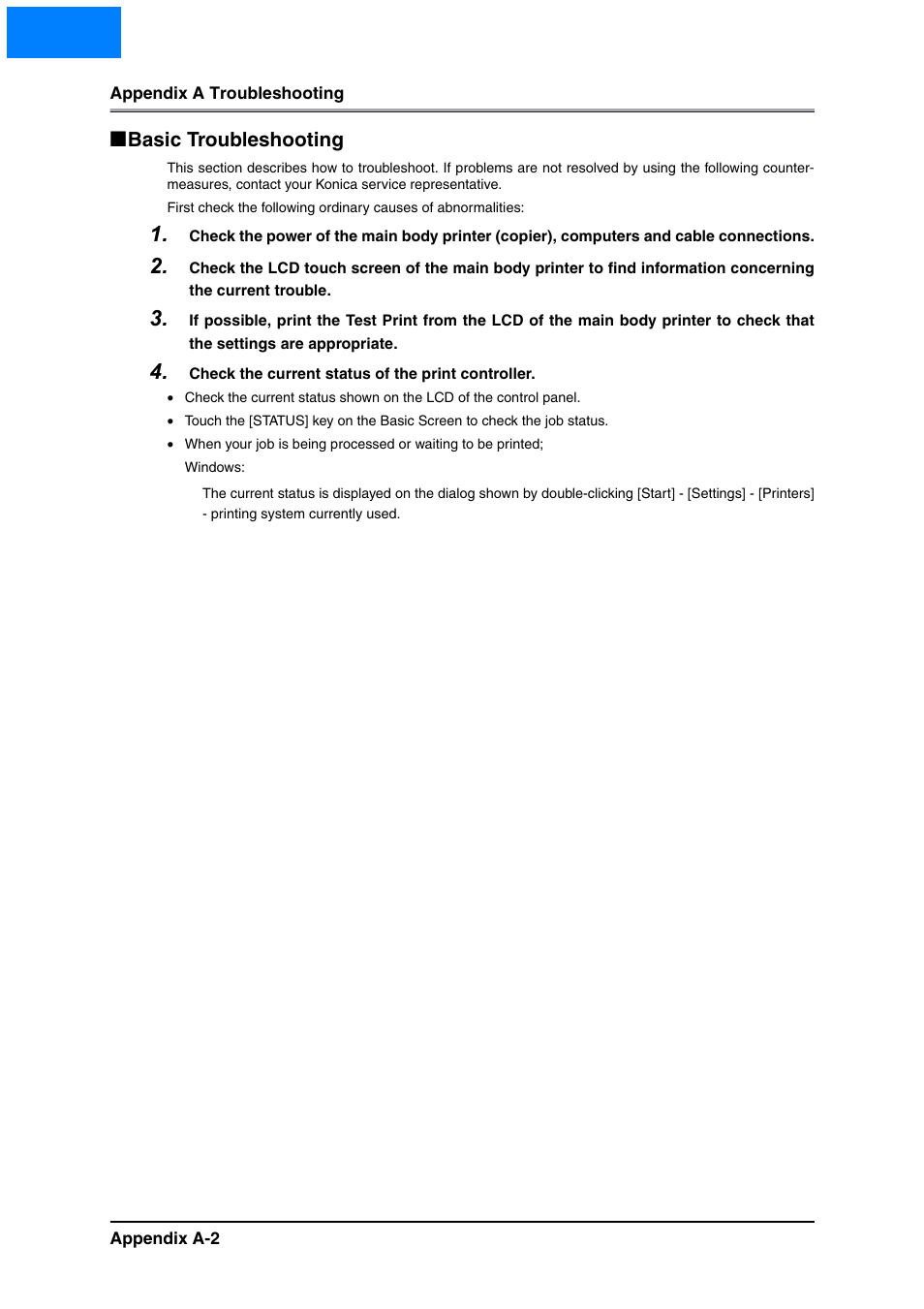 Basic troubleshooting, Home | Konica Minolta IP-511 User Manual | Page 108 / 122