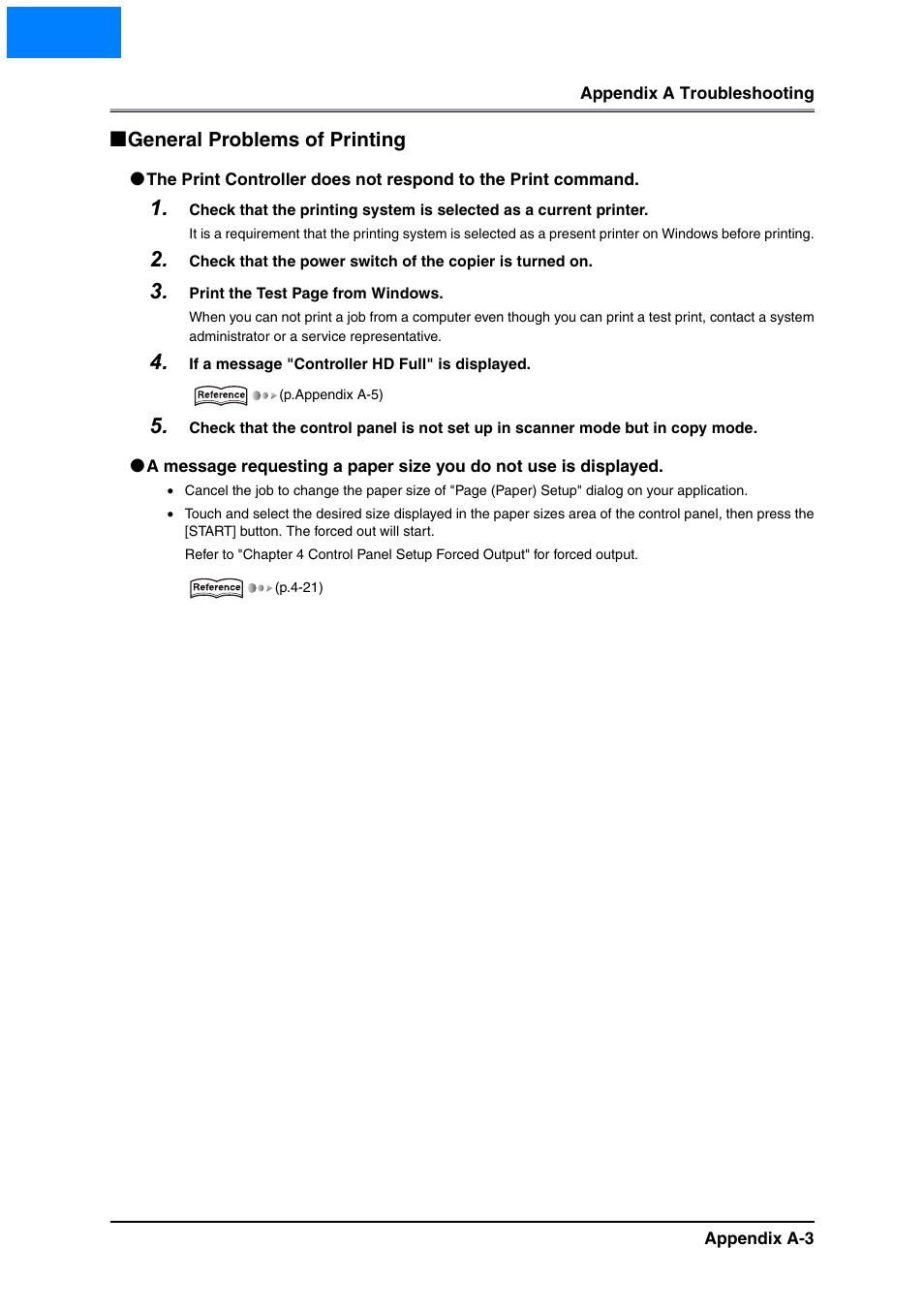 General problems of printing, Home | Konica Minolta IP-511 User Manual | Page 109 / 122