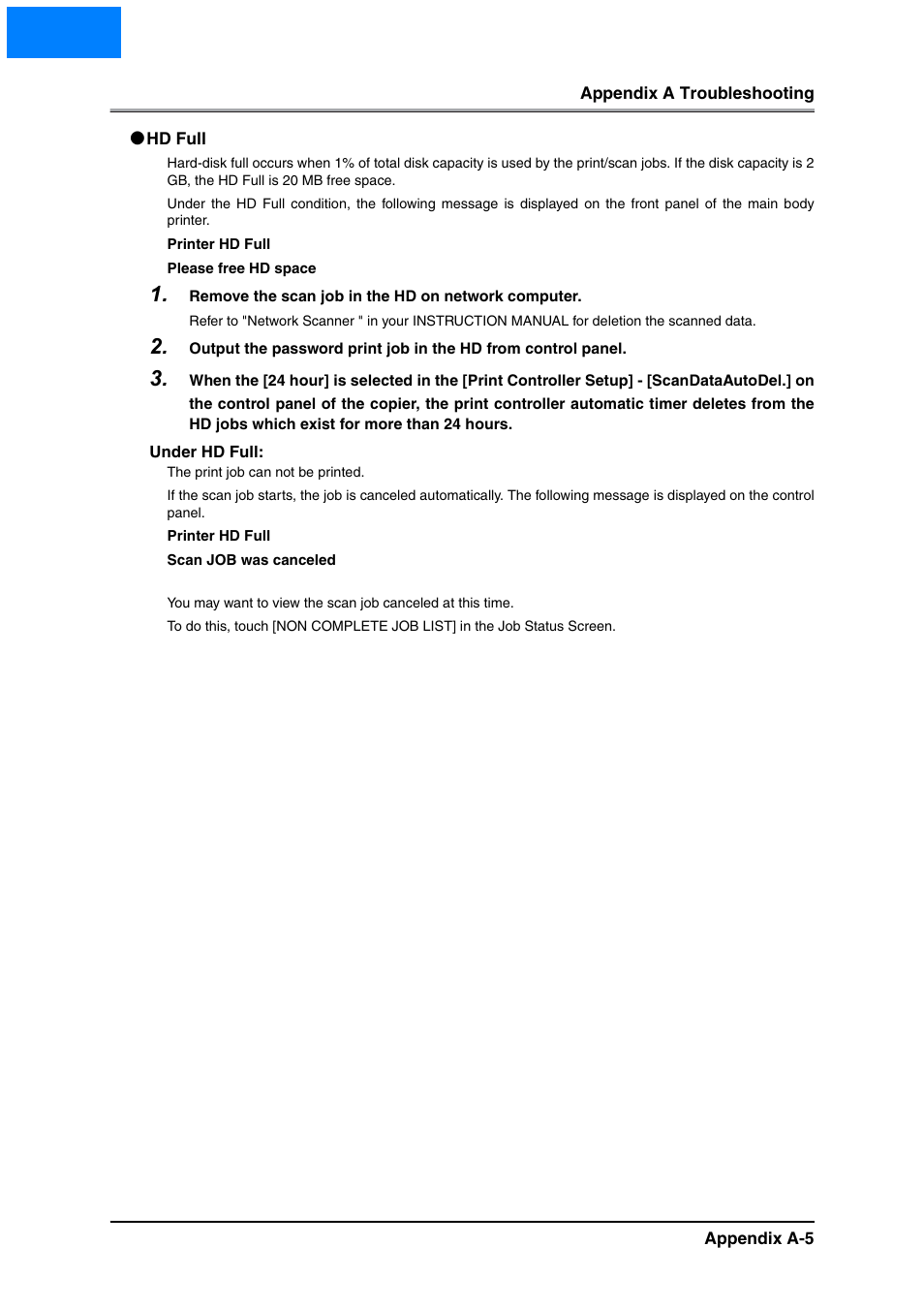 Hd full, Home | Konica Minolta IP-511 User Manual | Page 111 / 122