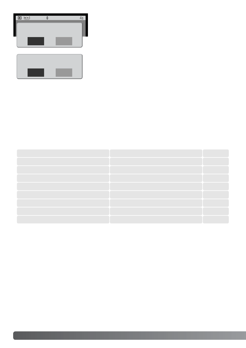 Volume reset default, Volume, Reset default | Konica Minolta DiMAGE F200 User Manual | Page 104 / 132