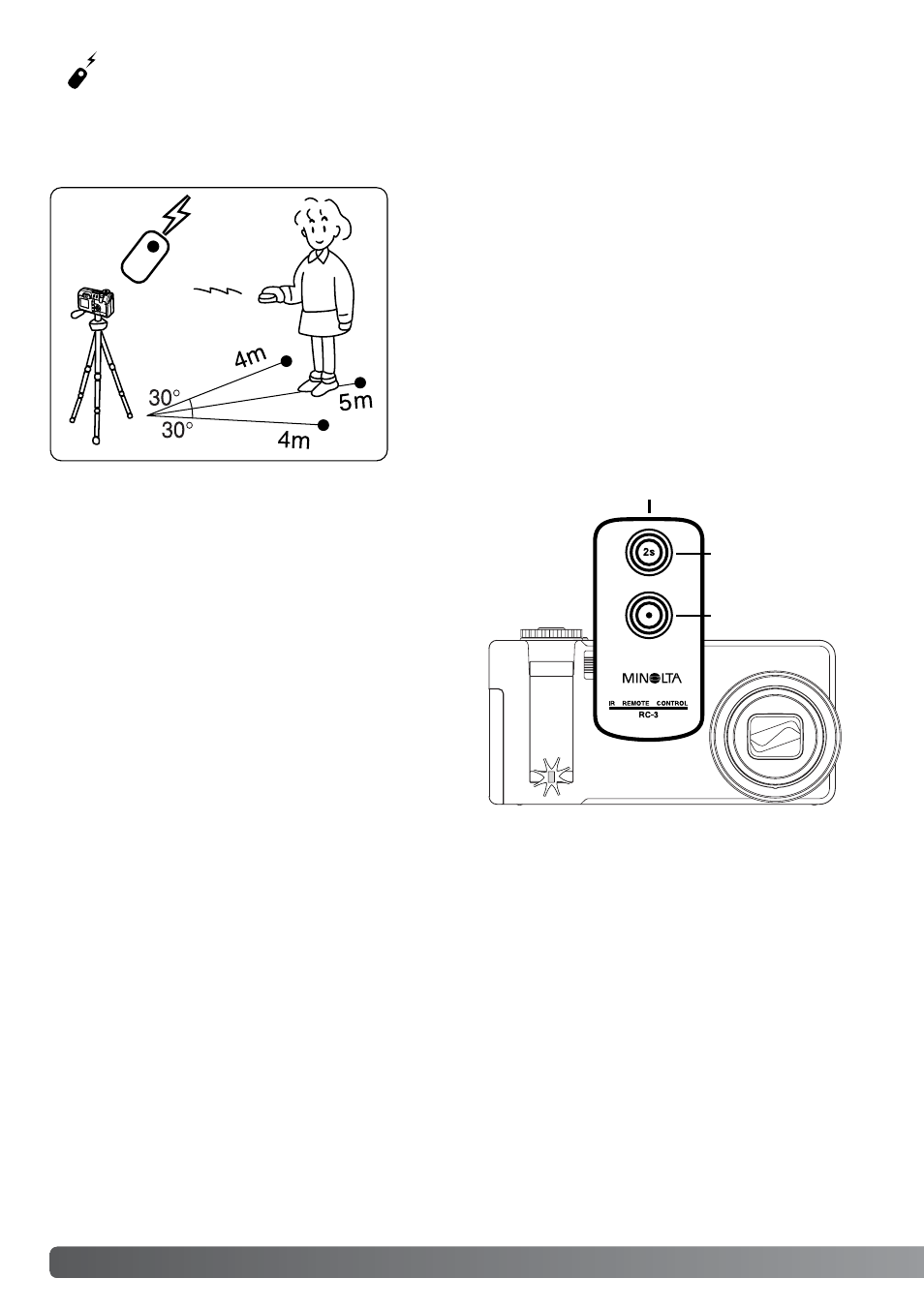 Remote control (sold separately) | Konica Minolta DiMAGE F200 User Manual | Page 40 / 132