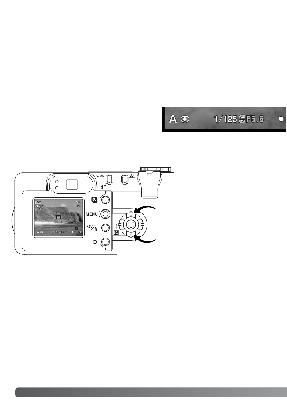 Exposure modes, Programmed ae - p aperture priority - a | Konica Minolta DiMAGE F200 User Manual | Page 58 / 132