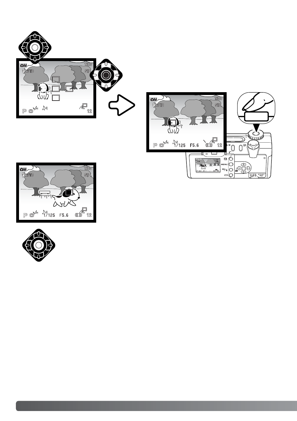 Subject tracking af with focus area selection | Konica Minolta DiMAGE F200 User Manual | Page 66 / 132