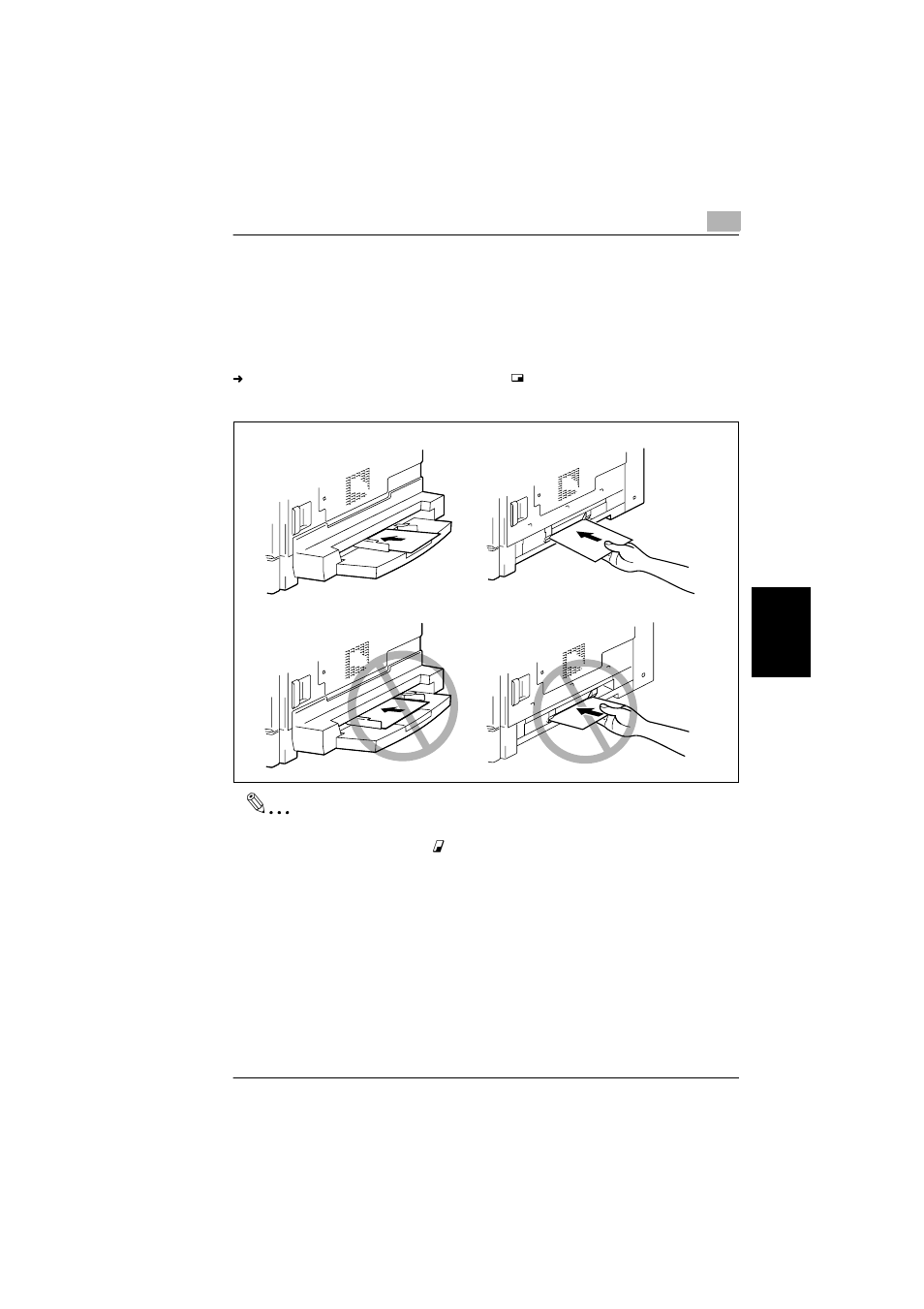 Loading special paper into the bypass trays, To load postcards | Konica Minolta bizhub 180 User Manual | Page 104 / 256