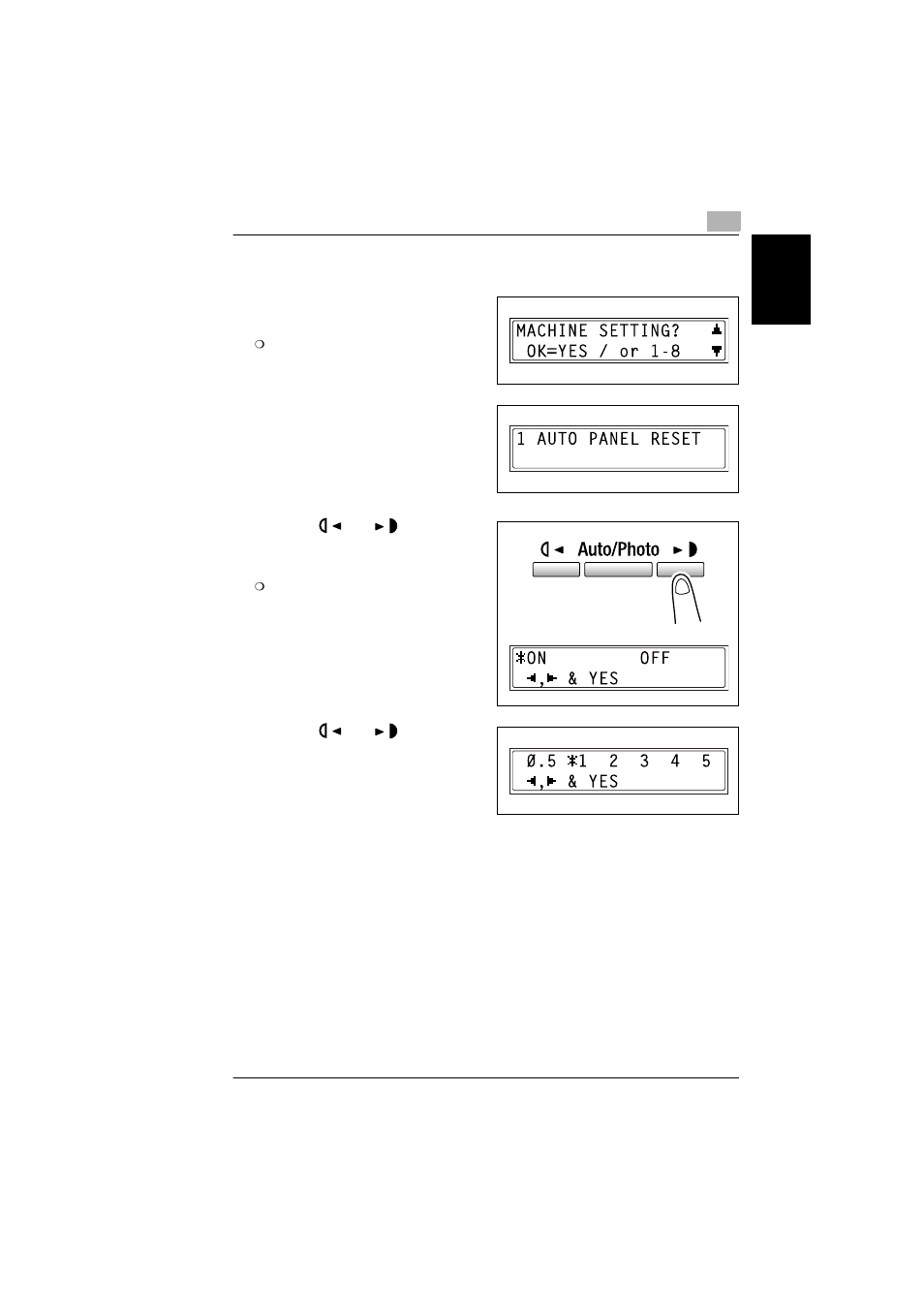 To set the “auto panel reset” function, To set the, Auto panel reset | Function -7, Function | Konica Minolta bizhub 180 User Manual | Page 164 / 256