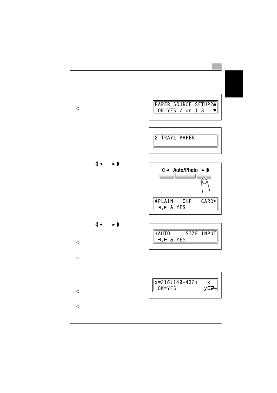 Tray1 paper, Function) -19, To specify the size of paper loaded into the 1st | Tray, Function) | Konica Minolta bizhub 180 User Manual | Page 176 / 256