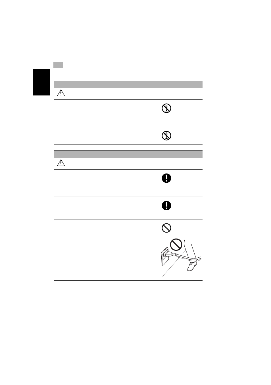 Warning | Konica Minolta bizhub 180 User Manual | Page 19 / 256