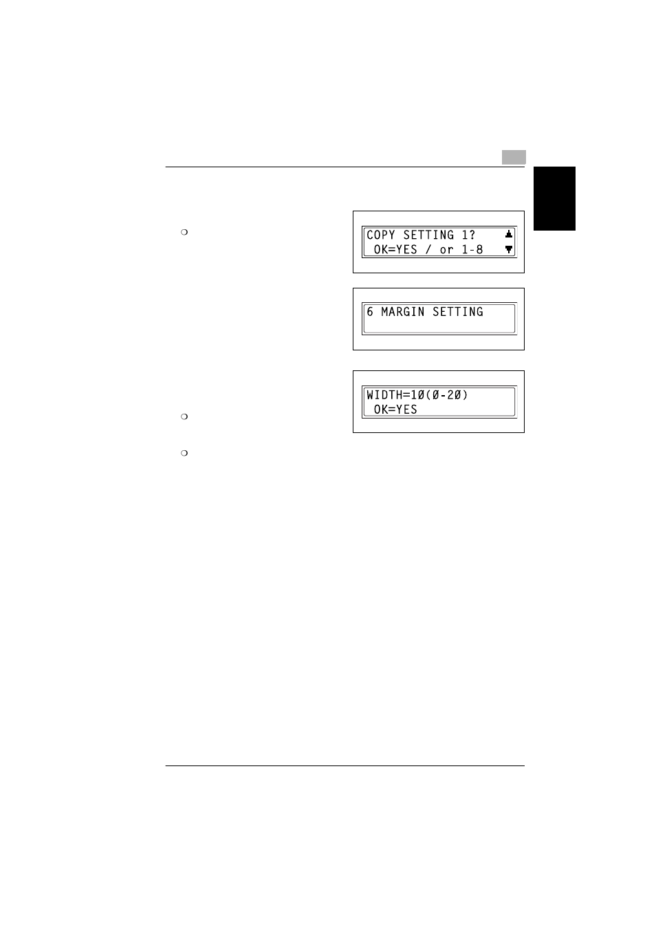 To specify the binding width, Margin setting, Function) -46 | Konica Minolta bizhub 180 User Manual | Page 202 / 256