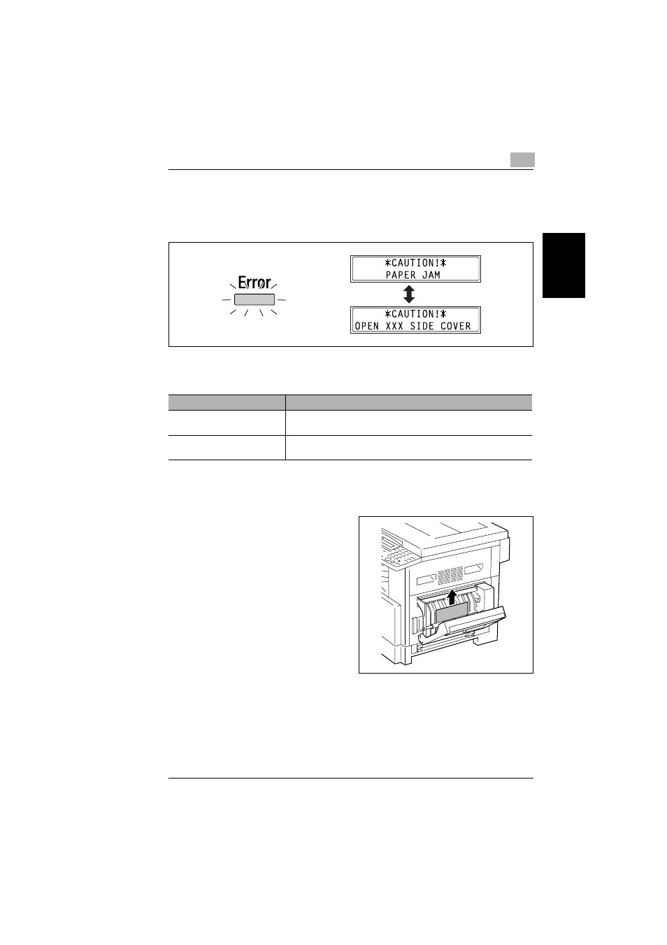 2 when the message “paper jam” appears, To clear a paper misfeed in the duplex unit, When the message “paper jam” appears -5 | To clear a paper misfeed in the duplex unit -5 | Konica Minolta bizhub 180 User Manual | Page 216 / 256