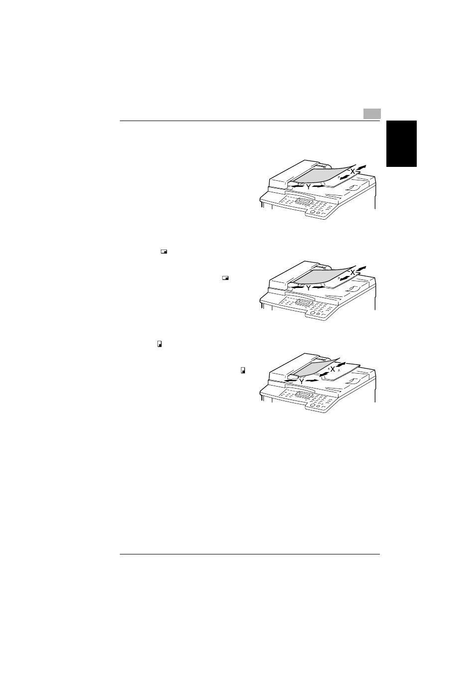 Width” and “length, Paper orientation, Width” and “length” -19 paper orientation -19 | Konica Minolta bizhub 180 User Manual | Page 28 / 256