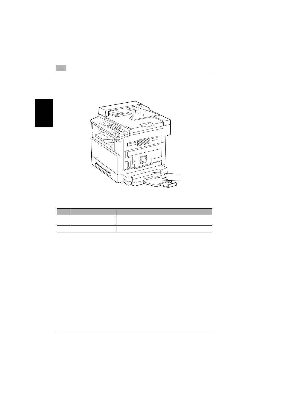 Multi bypass tray (optional), Multi bypass tray (optional) -14 | Konica Minolta bizhub 180 User Manual | Page 43 / 256