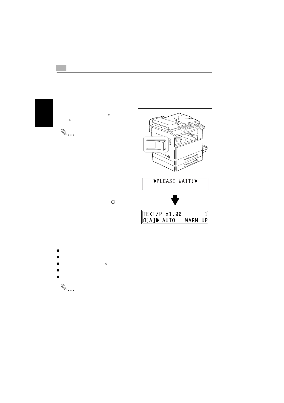 7 power supply, To turn on the machine, To turn off the machine | Default settings, Power supply -22, Ff. (p. 2-22) | Konica Minolta bizhub 180 User Manual | Page 51 / 256