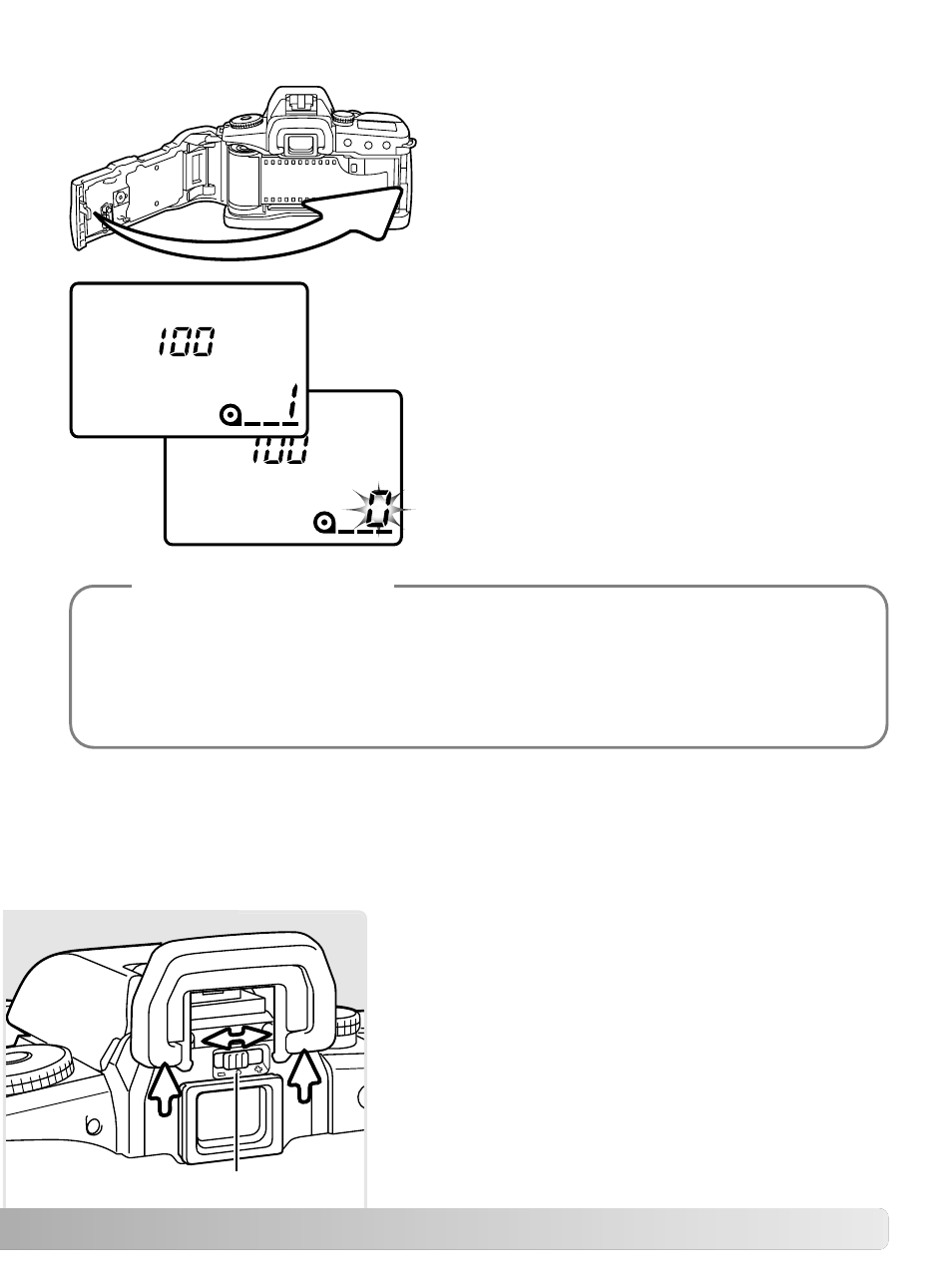 Diopter adjustment | Konica Minolta Minolta RIVA ZOOM 70 User Manual | Page 17 / 84