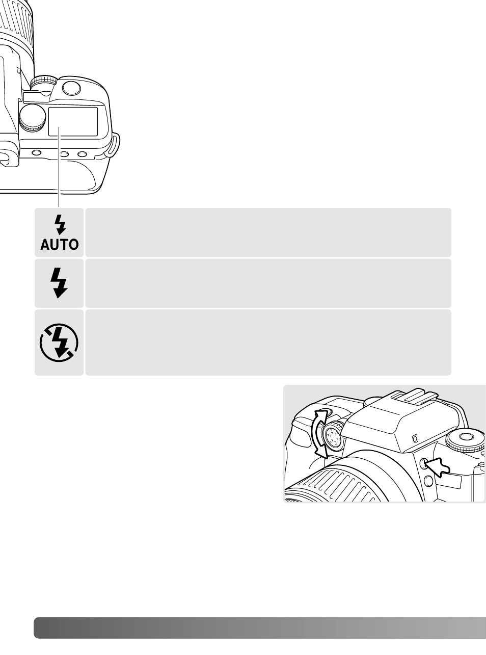 Flash modes | Konica Minolta Minolta RIVA ZOOM 70 User Manual | Page 24 / 84