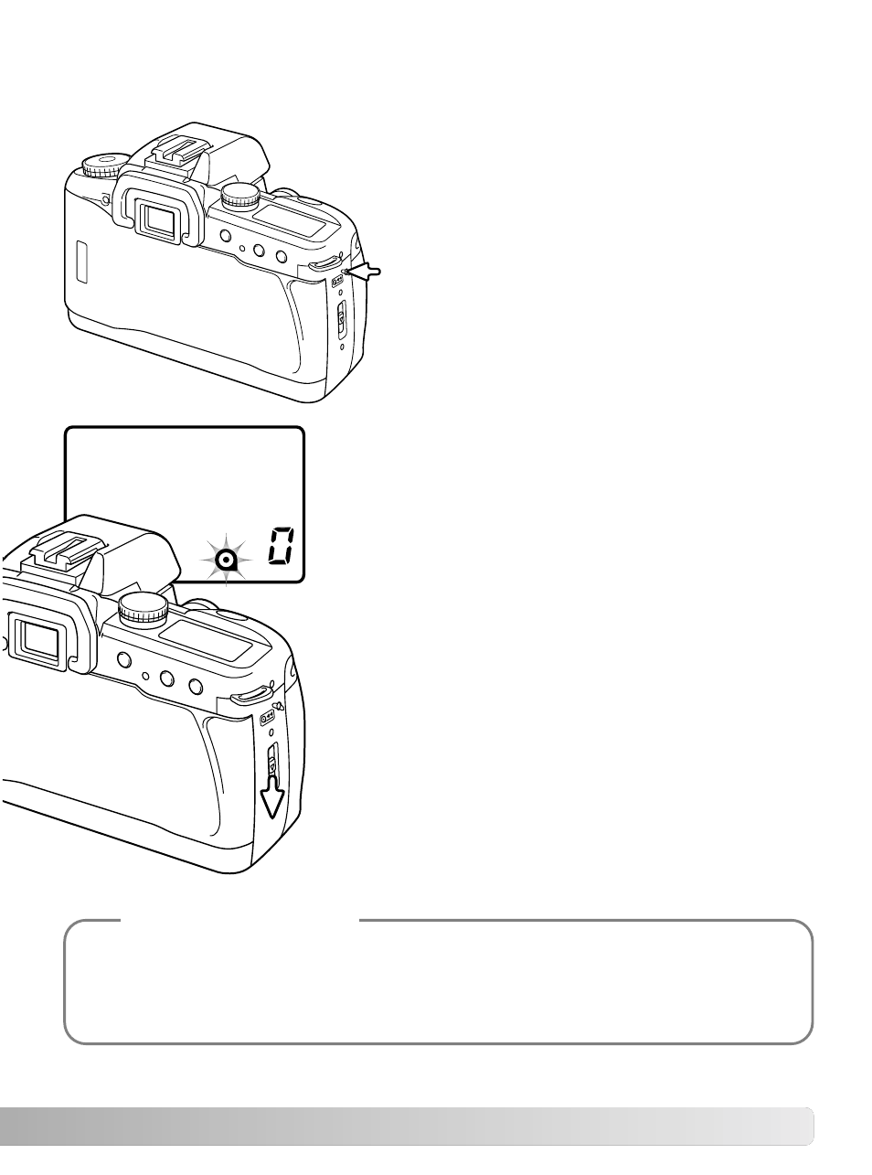 Manual rewind | Konica Minolta Minolta RIVA ZOOM 70 User Manual | Page 29 / 84