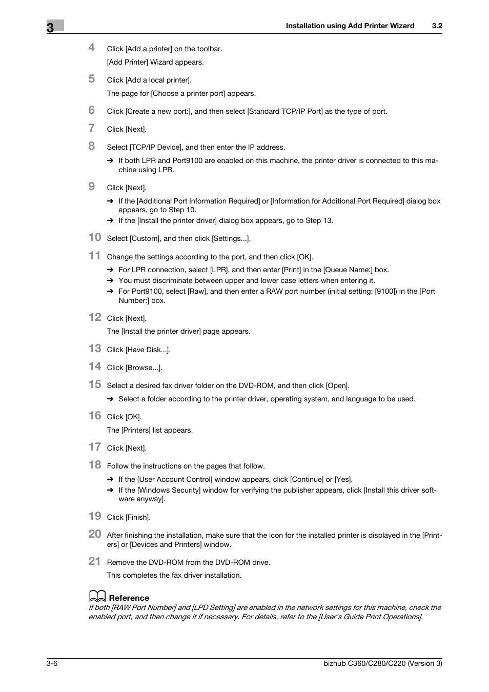 Konica Minolta BIZHUB C280 User Manual | Page 22 / 78