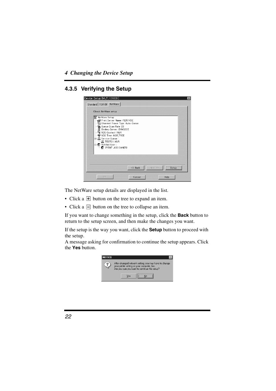 5 verifying the setup | Konica Minolta Network Setup User Manual | Page 27 / 38