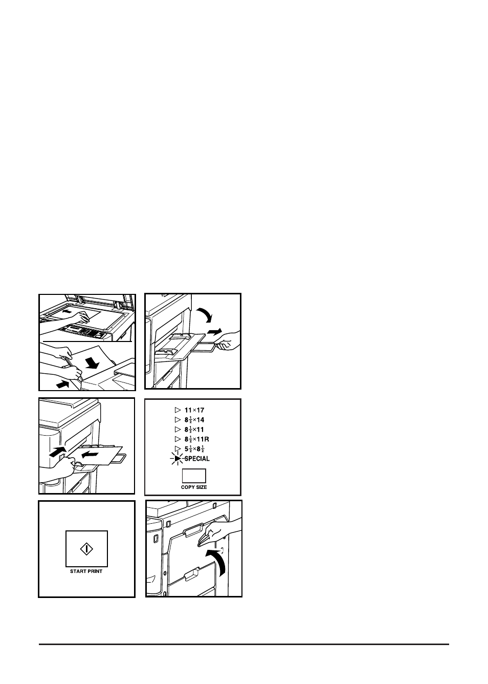 Basic copying, Using the bypass | Konica Minolta Copier 2223 User Manual | Page 44 / 123