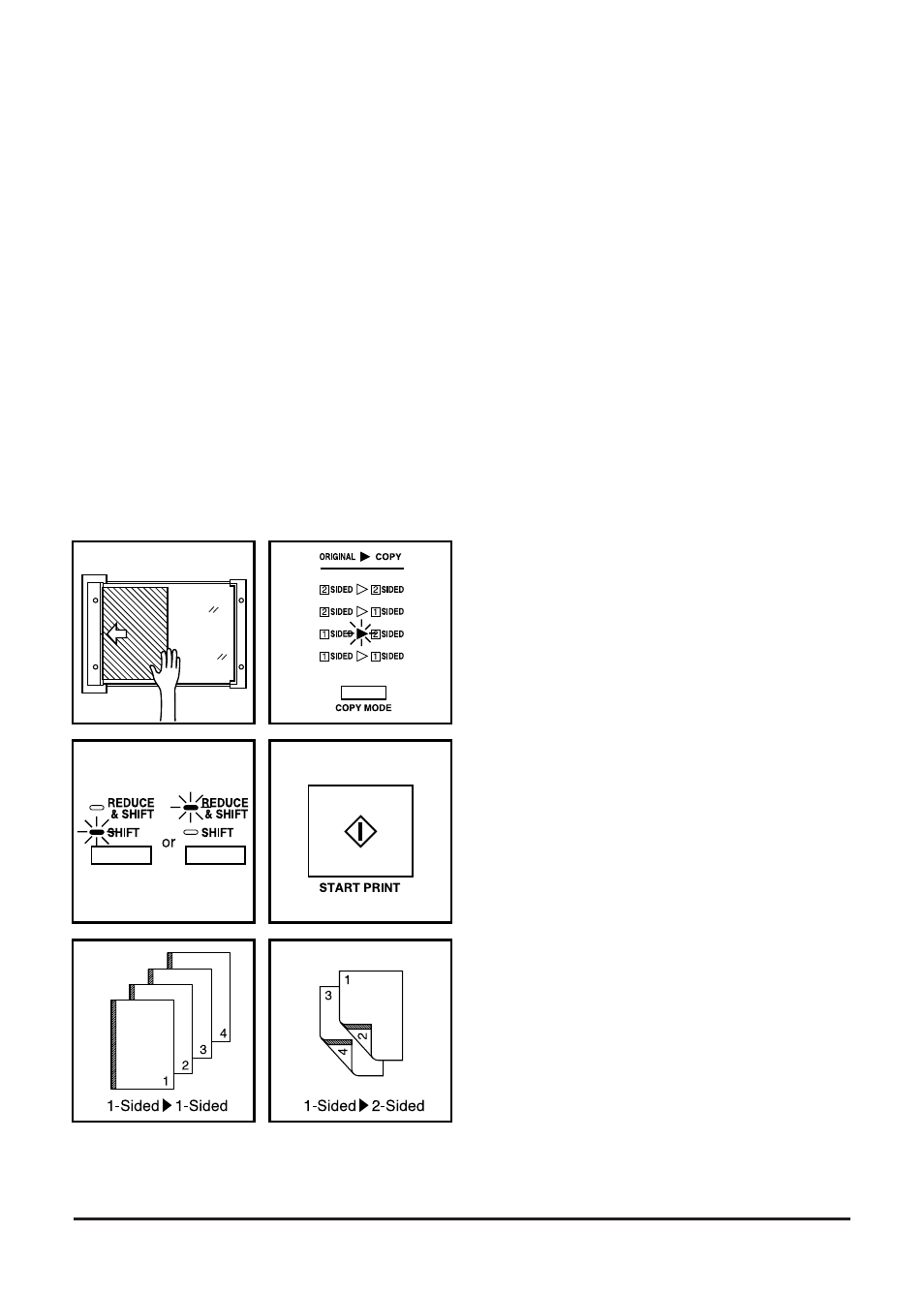 Special copying, Shift/reduce & shift | Konica Minolta Copier 2223 User Manual | Page 67 / 123